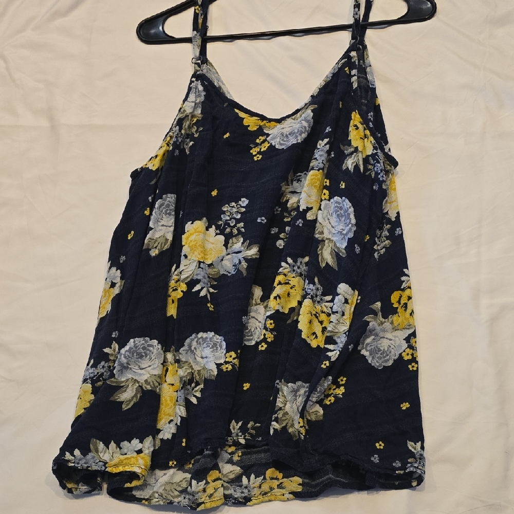 Torrid Navy Blue Floral Tank